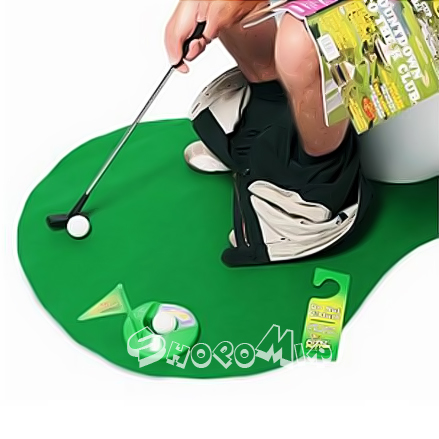 Гольф-коврик для туалета "ToiletGolf"