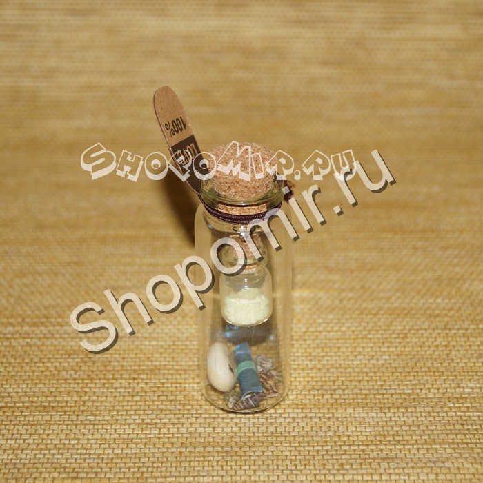 Бутылочка Пожелание с бутылочкой внутри